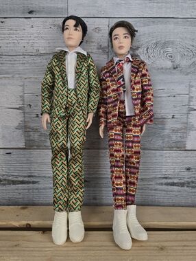 BTS K Pop Mattell Fashion Dolls J-Hope Jimin Korean Boy Band 11"